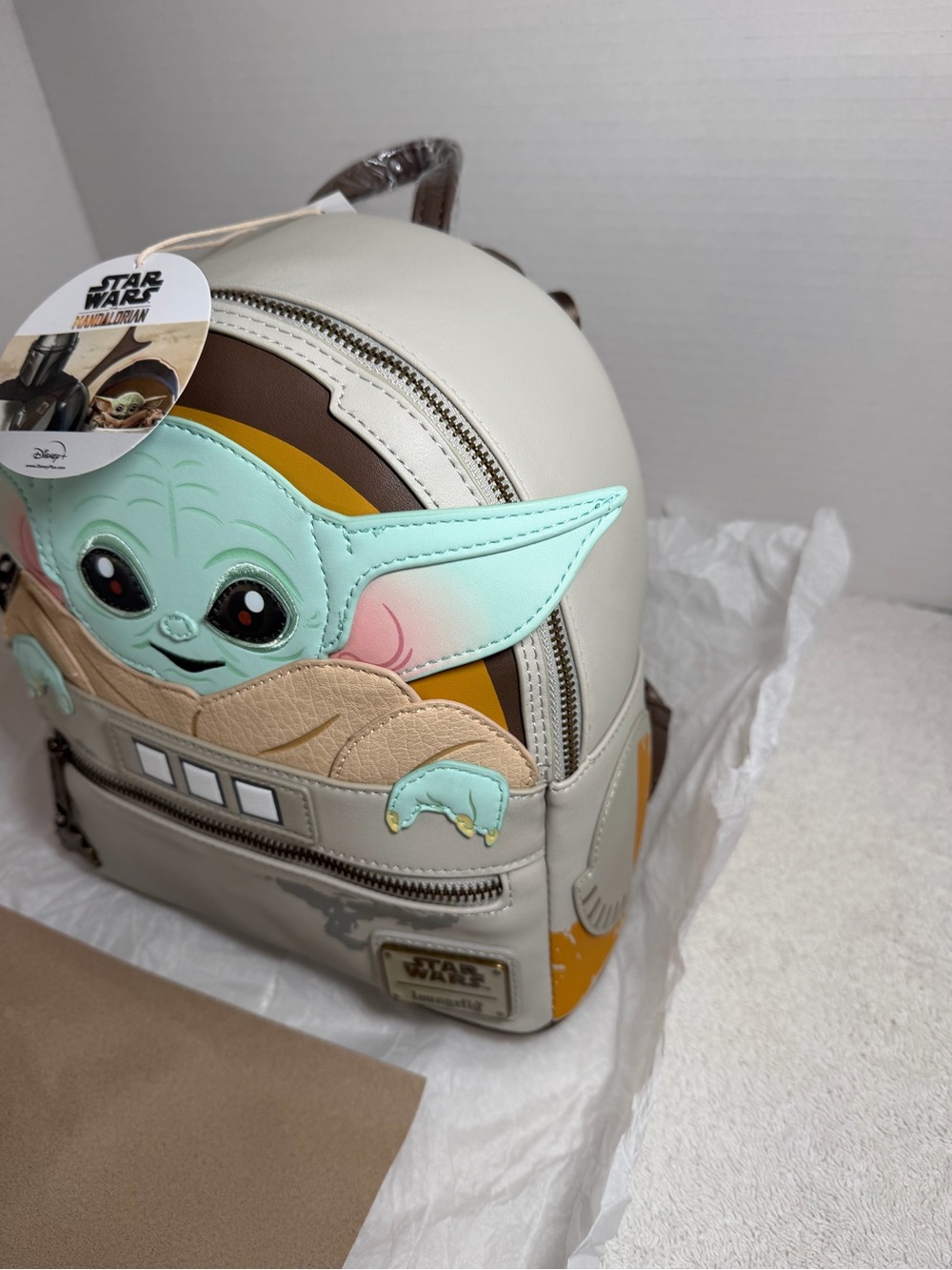 NWT Loungefly Star Wars Grogu Mini Backpack - Picture 3 of 10